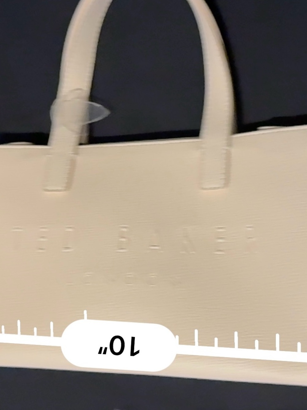 Ted Baker Neutral Beige Mini Top-Handle Bag - Picture 7 of 10